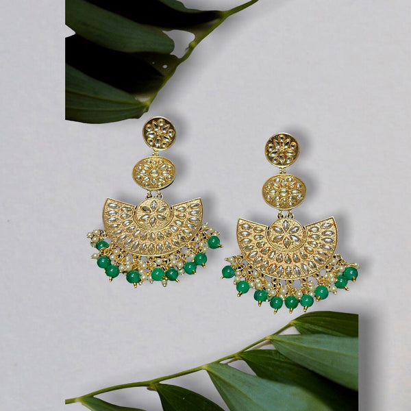 Statement Long Kundan Earring