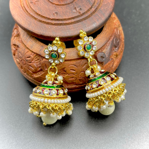 Handmade Jhumka Bunch Pearl Mala